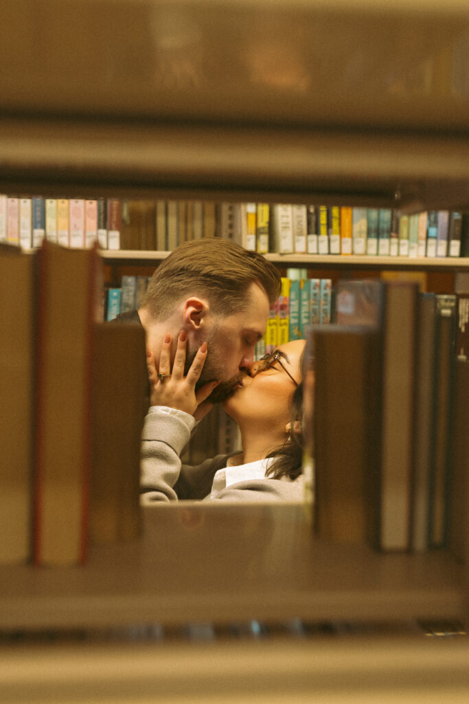 Multnomah County Central Library engagement photos